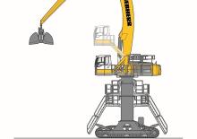 मटेरियल हैंडलर Liebherr LH 80 C Gantry Port Litronic