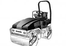 टैंडम वाइब्रेशन रोलर Bomag BW 100 AD-4
