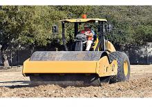 सिंगल-ड्रम रोलर Caterpillar CS10 GC