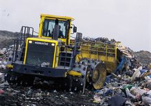 कचरा कॉम्पेक्टर Komatsu WF550T-3