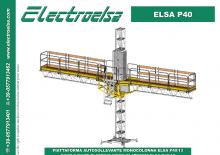मास्ट क्लाइम्बिंग वर्क प्लेटफॉर्म Electroelsa ELSA P40