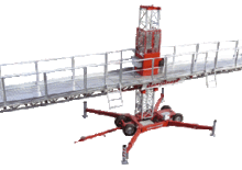 मास्ट क्लाइम्बिंग वर्क प्लेटफॉर्म Scanclimber SC 1300 E