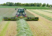 मोवर कॉम्बिनेशन - कंडीशनर के साथ डिस्क Krone EasyCut B 870 CR Collect 