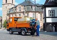 म्यूनिसिपल ट्रैक्टर फ्रंट हिच Multicar FUMO Tipper DK