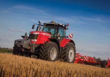 म्यूनिसिपल ट्रैक्टर फ्रंट हिच Massey Ferguson MF 7615 Dyna 6 ES