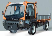 म्यूनिसिपल ट्रैक्टर फ्रंट हिच Lindner Unitrac 102 S