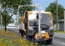 म्यूनिसिपल ट्रैक्टर फ्रंट हिच Lindner Unitrac 112 LDrive