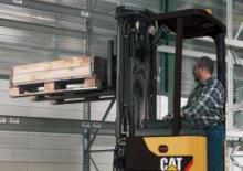 पैलेट स्टेकर स्टैंड अप राइडर प्लेटफॉर्म Caterpillar NSR16N