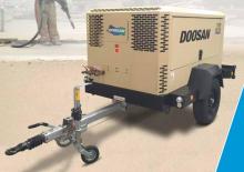 पोर्टेबल एयर कंप्रेसर - डीजल, इलेक्ट्रिक, गैसोलीन Doosan 14/90