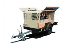 पोर्टेबल एयर कंप्रेसर - डीजल, इलेक्ट्रिक, गैसोलीन Doosan 7/124 