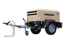 पोर्टेबल एयर कंप्रेसर - डीजल, इलेक्ट्रिक, गैसोलीन Doosan 7/20 