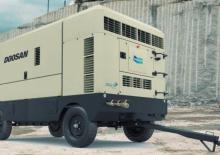पोर्टेबल एयर कंप्रेसर - डीजल, इलेक्ट्रिक, गैसोलीन Doosan 9/305