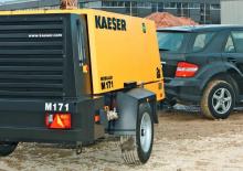पोर्टेबल एयर कंप्रेसर - डीजल, इलेक्ट्रिक, गैसोलीन Kaeser Mobilair M 171