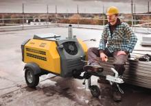 पोर्टेबल एयर कंप्रेसर - डीजल, इलेक्ट्रिक, गैसोलीन Atlas Copco XAS 27 Hp