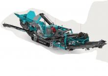 रबल रीसाइक्लिंग प्लांट Powerscreen Trakpactor 320 SR