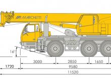 ऑल-टेरेन क्रेन Marchetti MG 60.3-2