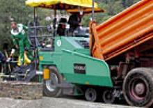 व्हील्ड एस्फाल्ट पेवर Vögele Super 1203