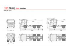 रिजिड चेसिस Hyundai Commercial Vehicles H400.310 D6HA38