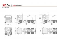 रिजिड चेसिस Hyundai Commercial Vehicles H400.310 D6HA40A