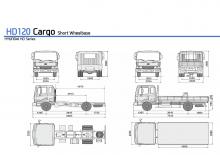 रिजिड चेसिस Hyundai Commercial Vehicles HD 120 4x2 D6GA224