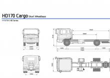 रिजिड चेसिस Hyundai Commercial Vehicles HD170 4x2 D6GA28