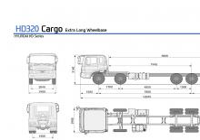 रिजिड चेसिस Hyundai Commercial Vehicles HD320 8x4 D6AC