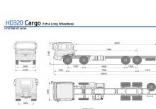 रिजिड चेसिस Hyundai Commercial Vehicles HD320 8x4 D6CA3H