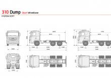 रिजिड चेसिस Hyundai Commercial Vehicles Q340.310 D6HA40A