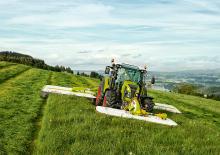 रियर-माउंटेड मोवर - कंडीशनर के साथ डिस्क Claas Disco 9200 C Auto Swather 