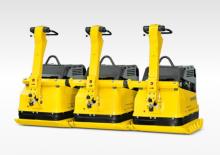 सिंगल डायरेक्शन वाइब्रेटरी प्लेट कॉम्पेक्टर Wacker Neuson Koppelsatz für 3 x DPU 100-70