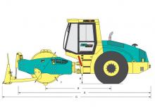 सिंगल-ड्रम रोलर Ammann ASC 110 PD