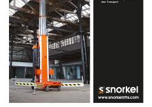 सिंगल वर्टिकल मास्ट बूम लिफ्ट Snorkel UL40