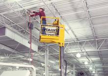 सिंगल वर्टिकल मास्ट बूम लिफ्ट Lift-A-Loft VAL15-28