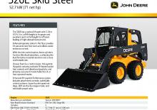स्किड स्टीयर लोडर John Deere Construction 326E