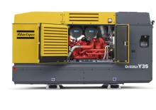 स्टेशनरी एयर कंप्रेसर - डीजल, इलेक्ट्रिक, गैसोलीन Atlas Copco DrillAir Y35