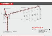 टावर क्रेन - लफिंग बूम - टॉप-स्लीविंग Wolffkran 275 B