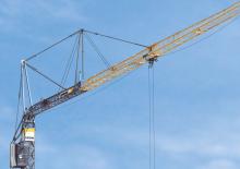 टावर क्रेन - ट्रॉली बूम - बॉटम-स्लीविंग Liebherr 125 K