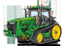 ट्रैक ट्रैक्टर John Deere 8370RT