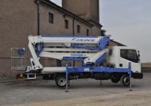 ट्रक माउंटेड आर्टिकुलेटिंग बूम लिफ्ट Socage forSte 21 DJ Speed