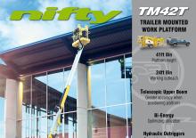 ट्रक माउंटेड आर्टिकुलेटिंग बूम लिफ्ट Niftylift TM 42 T