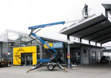 ट्रेलर माउंटेड आर्टिकुलेटिंग बूम लिफ्ट Paus Worklift GT 16 A