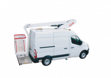 ट्रक माउंटेड टेलीस्कोपिक बूम लिफ्ट France Elévateur 132 FCV