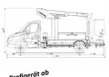 ट्रक माउंटेड टेलीस्कोपिक बूम लिफ्ट France Elévateur 142 TPL i