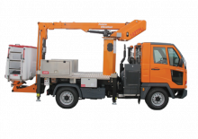 ट्रक माउंटेड टेलीस्कोपिक बूम लिफ्ट France Elévateur 152 TPF