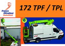 ट्रक माउंटेड टेलीस्कोपिक बूम लिफ्ट France Elévateur 172 TPF i