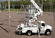 ट्रक माउंटेड टेलीस्कोपिक बूम लिफ्ट Altec ALB50PR