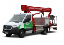 ट्रक माउंटेड टेलीस्कोपिक बूम लिफ्ट Ruthmann Ampero TBR 250 E