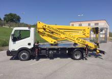 ट्रक माउंटेड आर्टिकुलेटिंग बूम लिफ्ट Ruthmann ECOLINE RS 240