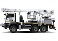 ट्रक माउंटेड टेलीस्कोपिक बूम लिफ्ट Bumar lPTM-32