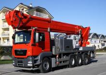 ट्रक माउंटेड टेलीस्कोपिक बूम लिफ्ट Multitel MJ 600